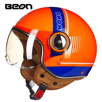 BEON Motorcycle vintage scooter Helmet