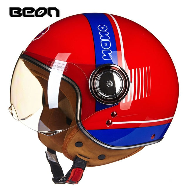 BEON Motorcycle vintage scooter Helmet