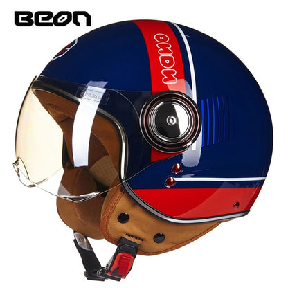 BEON Motorcycle vintage scooter Helmet