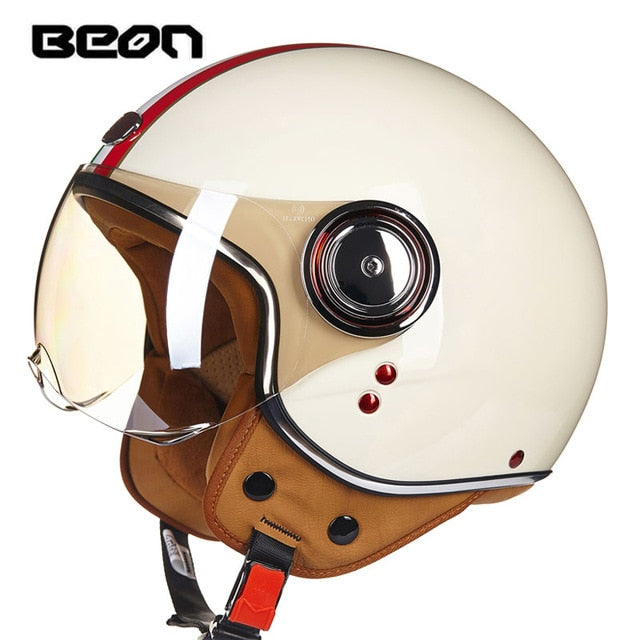 BEON Motorcycle vintage scooter Helmet