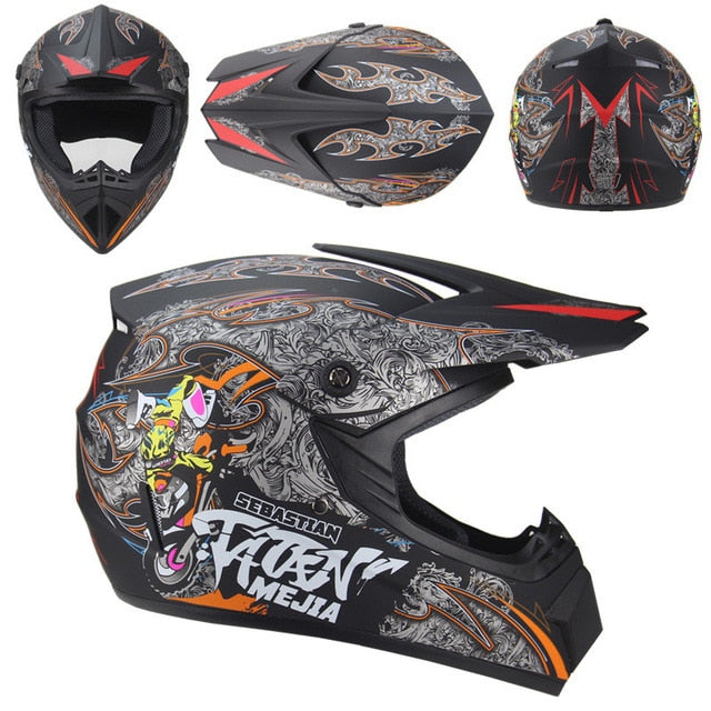 Designer motorcycle helmets